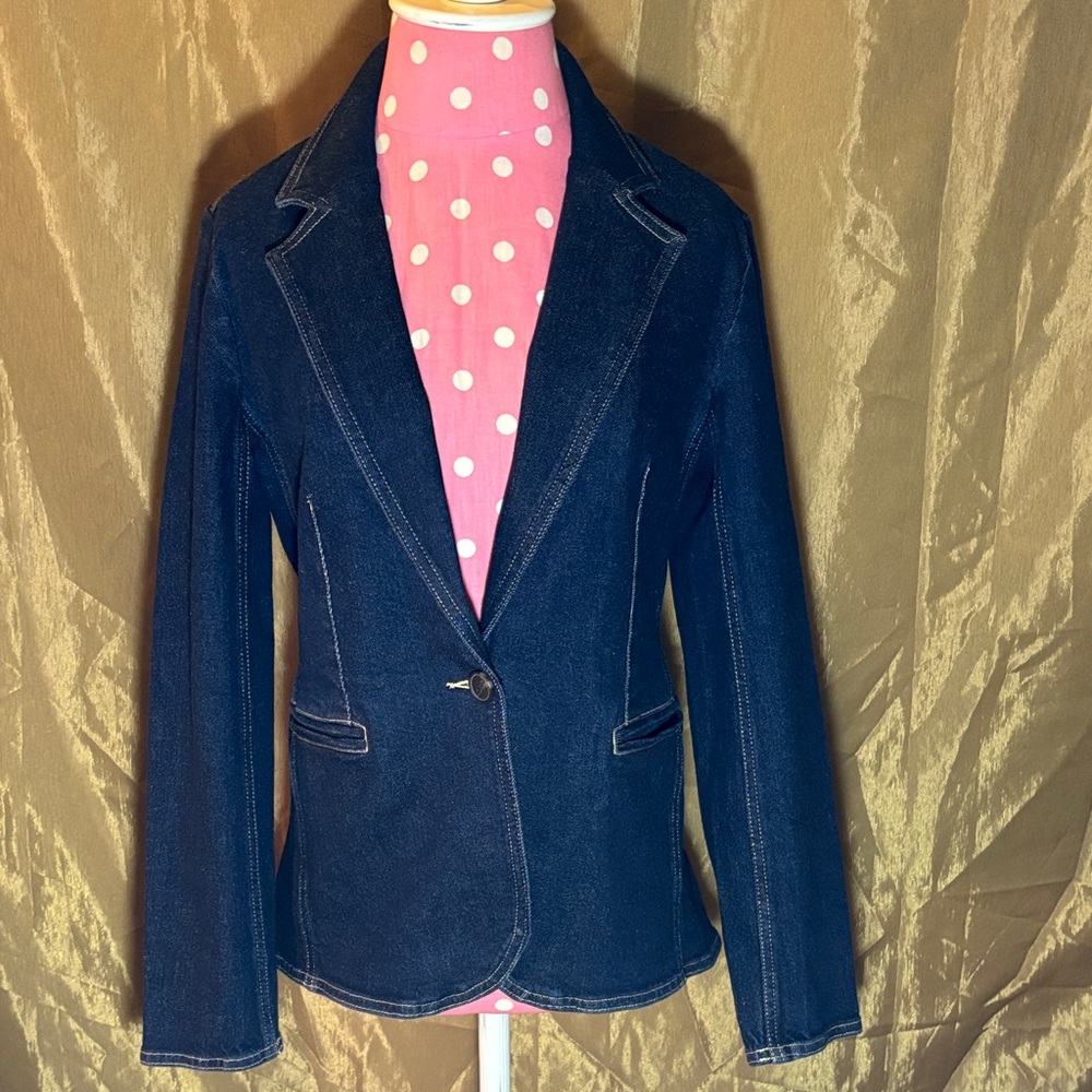 Classic Denim Women's Blazer